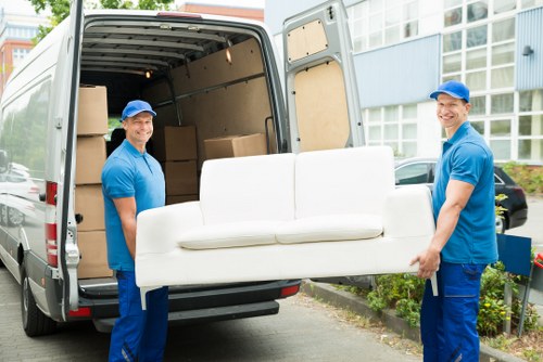 Man and van service helping with a local move in Queens Park