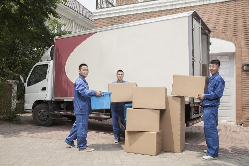 House removals team planning a move in Queens Park