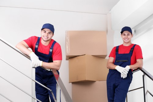 Careful packing and labelling for an office move