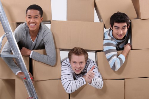 Packing and loading furniture for a Queens Park relocation