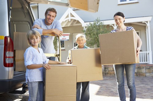 Professional house removal team assisting with residential and commercial items