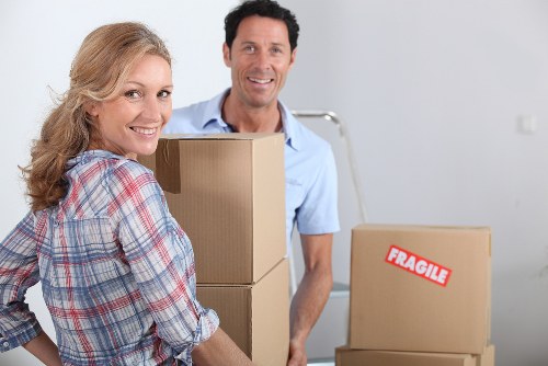 Local man and van team supporting a flat move near Queens Park