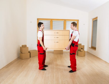 Local movers assisting with a flat move near Queens Park